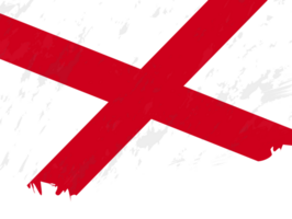 Grunge-Stil Flagge von Alabama. png
