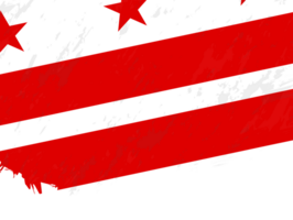 Grunge-style flag of District of Columbia. png