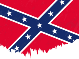 Grunge-style flag of Confederate. png