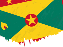 Grunge-Stil Flagge von Grenada. png