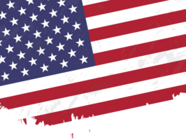 Grunge-style flag of USA. png