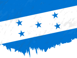 grunge-stil flagga av honduras. png