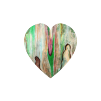 hart abstract kunst voor lay-out of banier ontwerp door hand- waterverf kleur schilderen. png