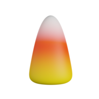 3D illustration of candy corn png