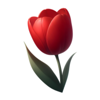 ai generado tulipán flor png