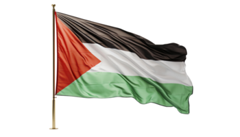 AI generated palestine flag isolated png