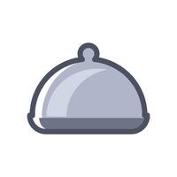 tray food icon design vector template