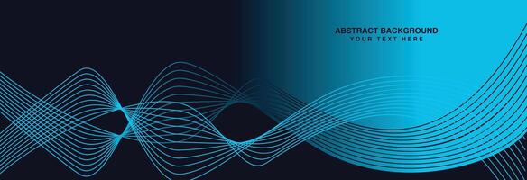 luxurious Abstract Background design illustration, Blue Lines Background creative vector