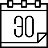 Calendar Icon symbol vector image