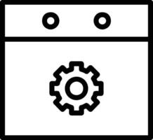 Calendar Icon symbol vector image