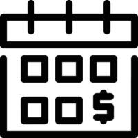 Calendar Icon symbol vector image