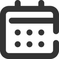 Calendar Icon symbol vector image