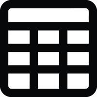 Calendar Icon symbol vector image