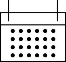 Calendar Icon symbol vector image