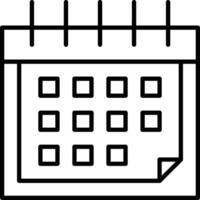 Calendar Icon symbol vector image