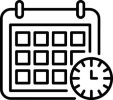 Calendar Icon symbol vector image