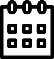 Calendar Icon symbol vector image