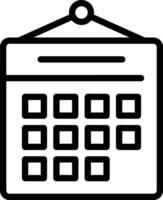 Calendar Icon symbol vector image