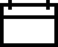 Calendar Icon symbol vector image