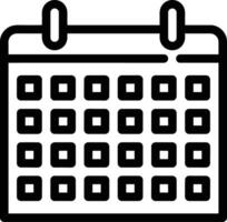 Calendar Icon symbol vector image