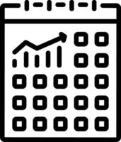 Calendar Icon symbol vector image
