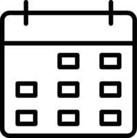 Calendar Icon symbol vector image