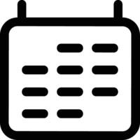 Calendar Icon symbol vector image
