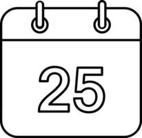 Calendar Icon symbol vector image