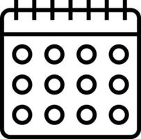 Calendar Icon symbol vector image