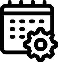 Calendar Icon symbol vector image