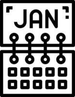 Calendar Icon symbol vector image