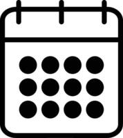 Calendar Icon symbol vector image