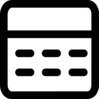 Calendar Icon symbol vector image