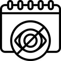 Calendar Icon symbol vector image