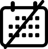 Calendar Icon symbol vector image