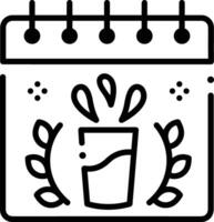 Calendar Icon symbol vector image