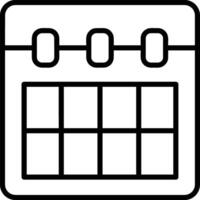 Calendar Icon symbol vector image