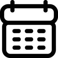 Calendar Icon symbol vector image