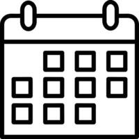 Calendar Icon symbol vector image