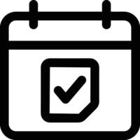 Calendar Icon symbol vector image