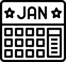 Calendar Icon symbol vector image