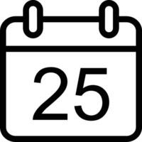 Calendar Icon symbol vector image