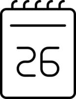 Calendar Icon symbol vector image