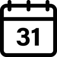 Calendar Icon symbol vector image