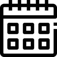 Calendar Icon symbol vector image