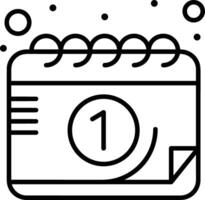 Calendar Icon symbol vector image