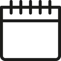 Calendar Icon symbol vector image