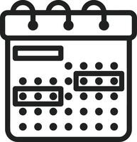 Calendar Icon symbol vector image