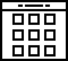 Calendar Icon symbol vector image