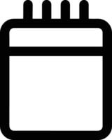 Calendar Icon symbol vector image